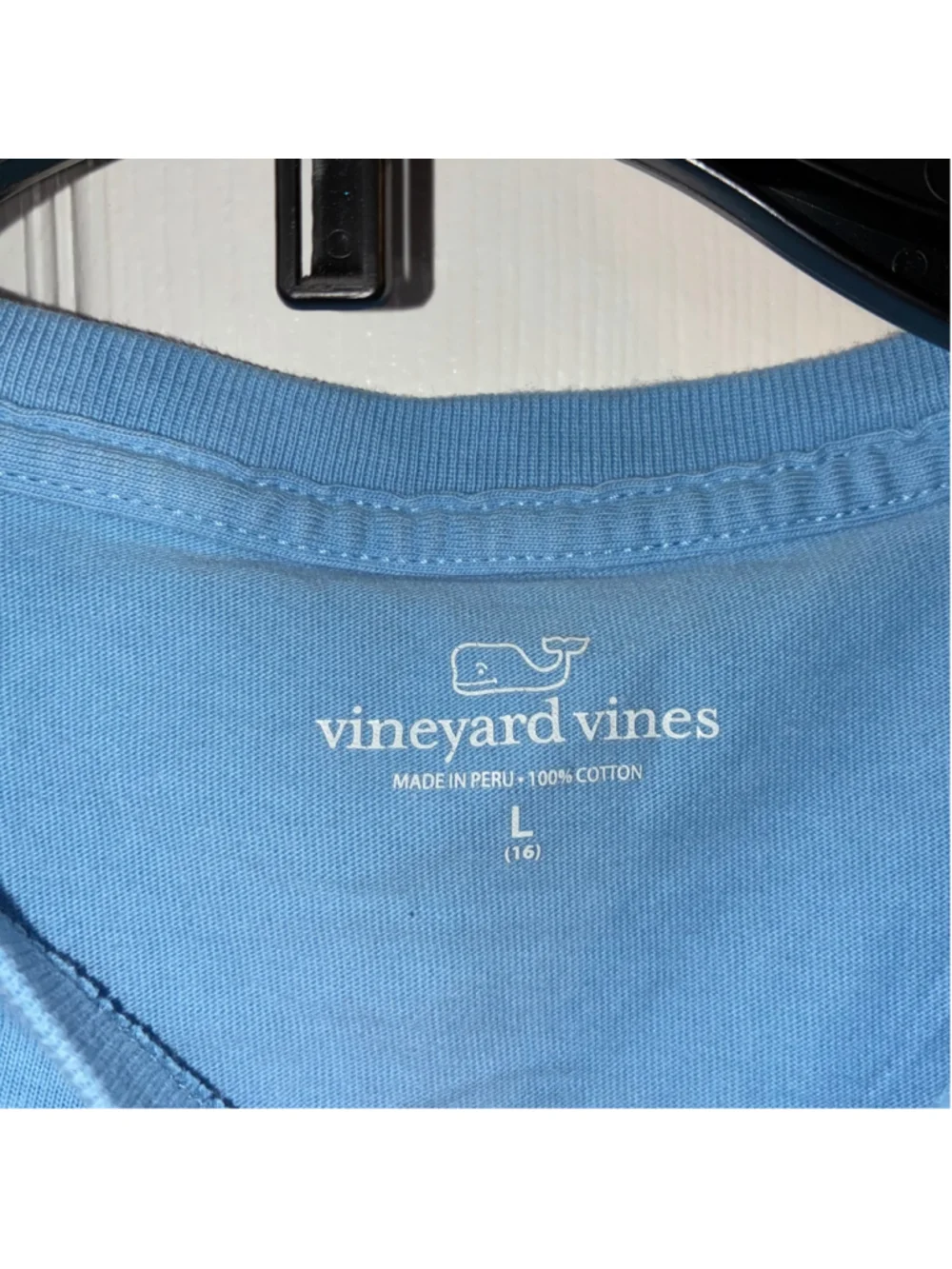 Boys Vineyard Vines Short Sleeve Graphic Tee Blue Size L